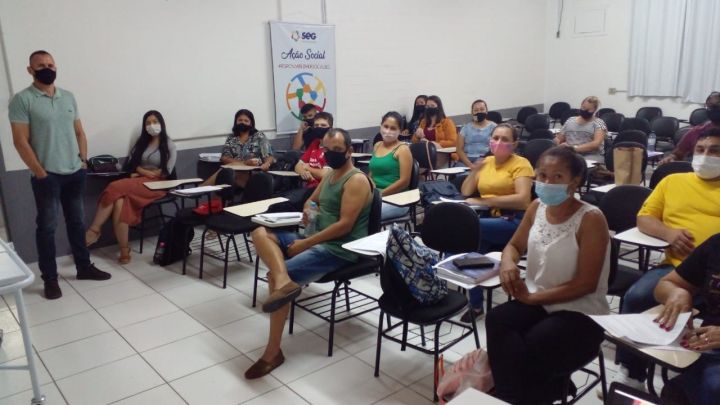 REGISTROS DA PRIMEIRA SEMANA DE AULA EM NOVO HAMBURGO