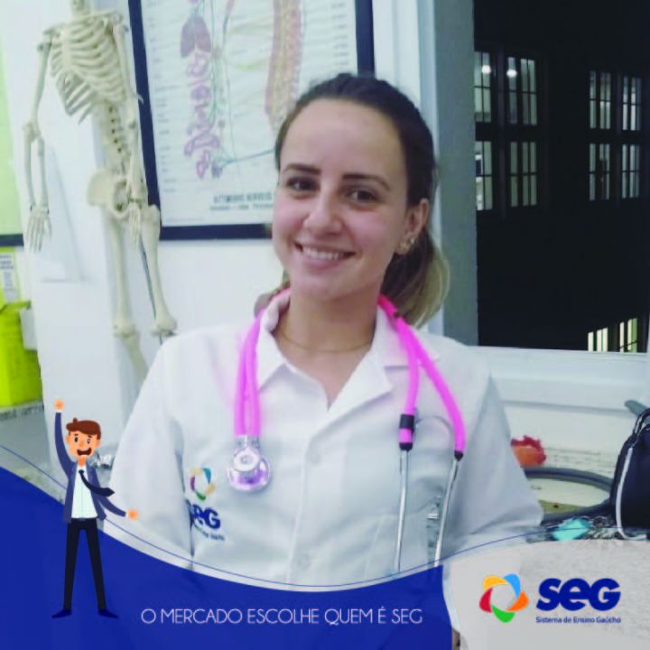 Estudante do SEG conquista estágio na área de Enfermagem em Caxias do Sul