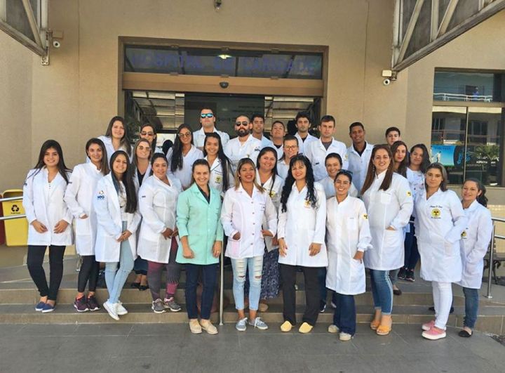 Estudantes de Radiologia visitam hospital em Santiago/RS 