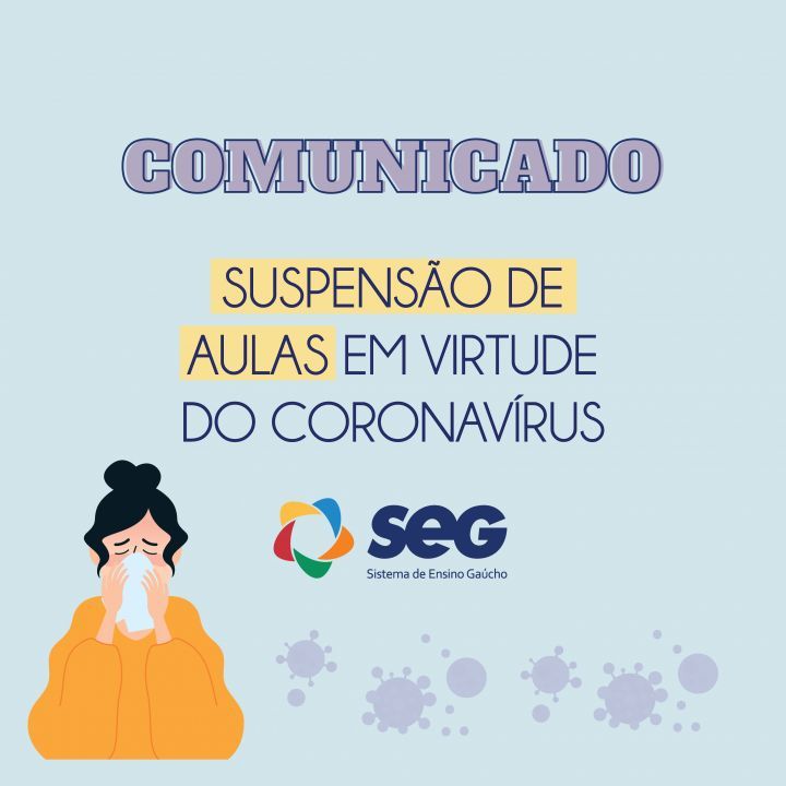 [Comunicado] Prorrogação da suspensão das atividades presenciais