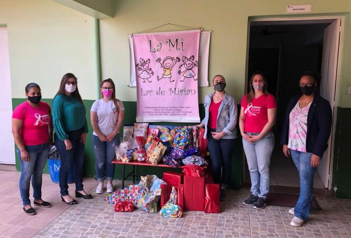 Estudantes do curso Técnico em Enfermagem realizam ação social para crianças em Santa Maria/RS 