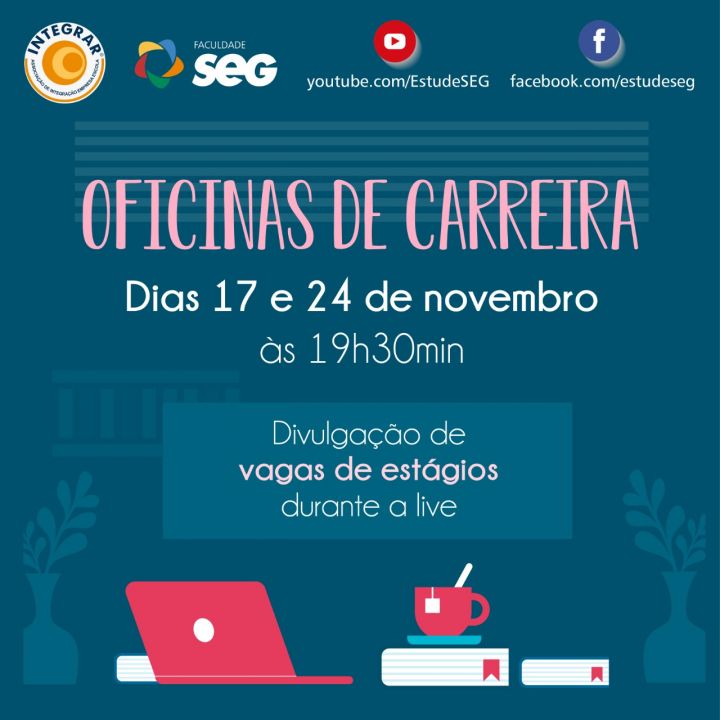 Faculdade SEG e Integrar-RS promovem Oficinas de Carreira Online