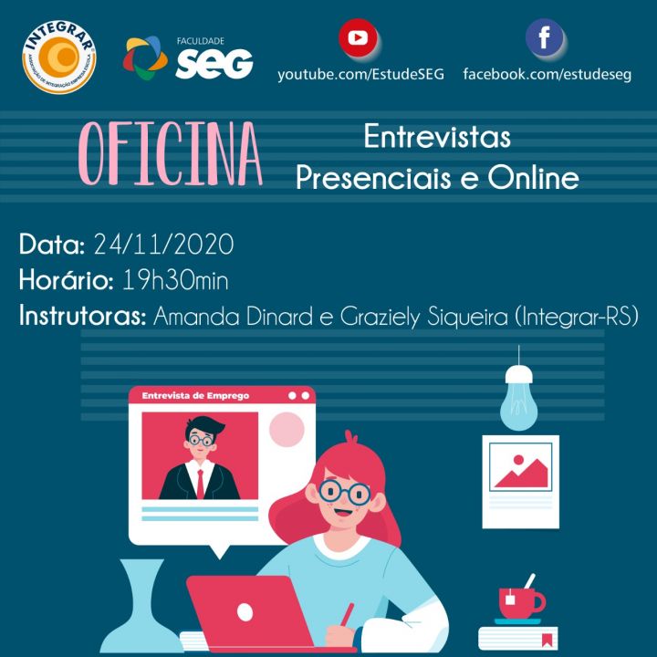 Oficina de Entrevistas Presenciais e Online