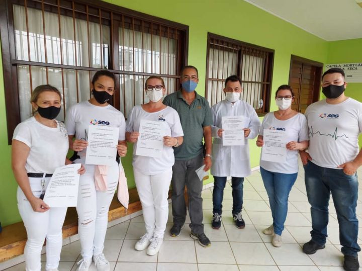 Estudantes do curso Técnico em Enfermagem participam de ação social em Caxias do Sul