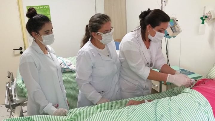 Alunos do curso Técnico em Enfermagem realizam estágio em Ijuí/RS
