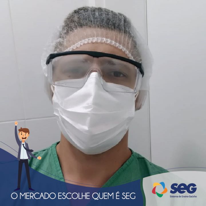Técnico em Enfermagem pelo SEG atua no combate a COVID-19 em Santa Catarina