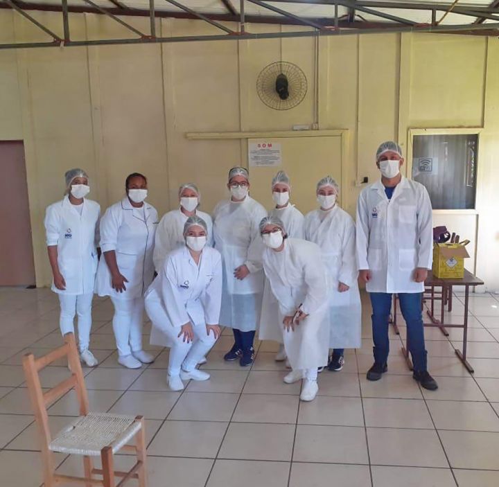 Estudantes do SEG colaboram com a campanha de vacinação contra a COVID-19 em Santa Maria/RS