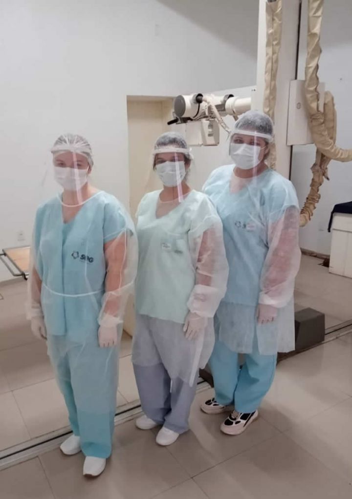 Alunas do curso Técnico em Radiologia realizam estágio em hospital de São Luiz Gonzaga/RS