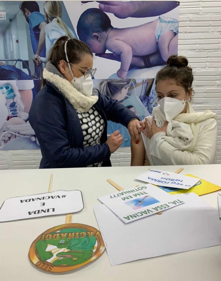 SEG participa de vacinação de estagiários contra a COVID-19 em Santa Maria/RS