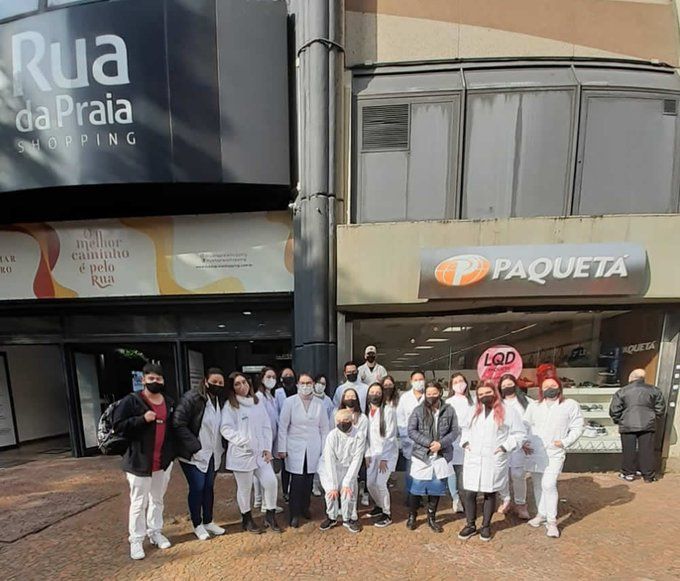 Estudantes do curso Técnico em Enfermagem realizam ação social em Porto Alegre/RS
