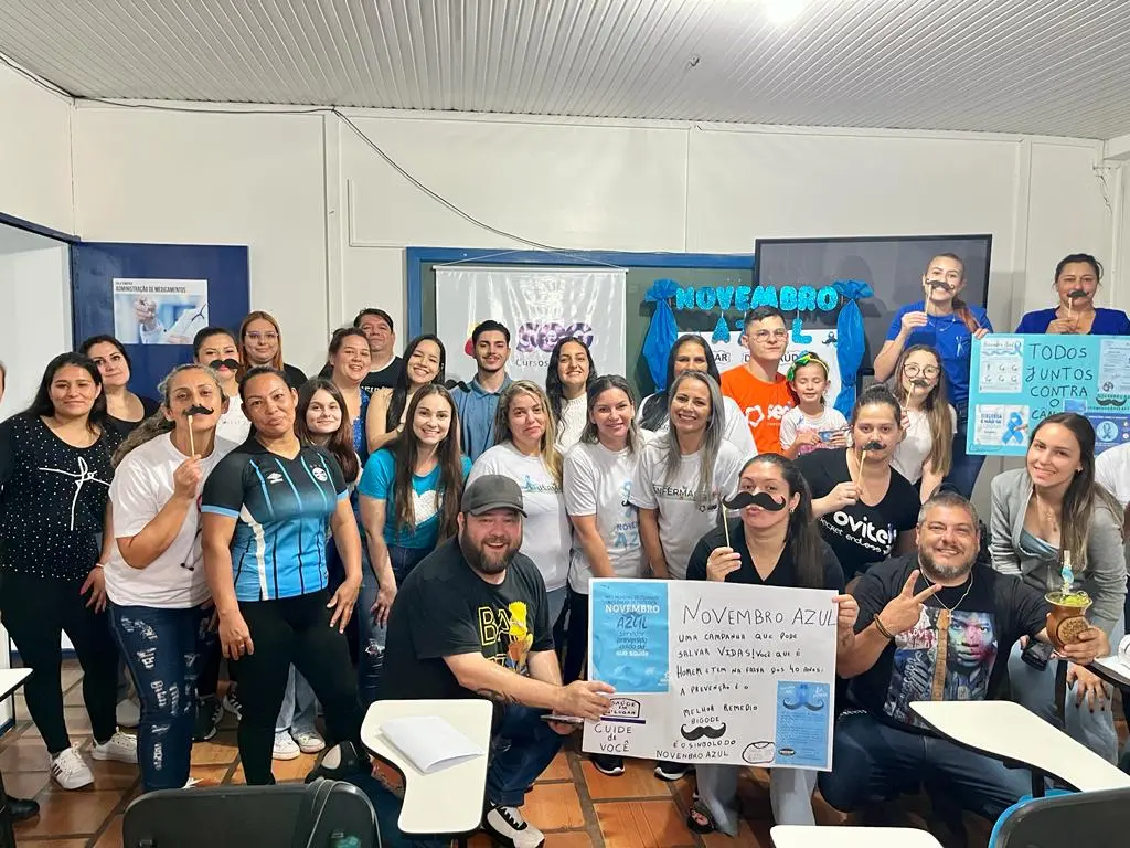  Estudantes do SEG São Luiz Gonzaga Promovem Conscientização no Novembro Azul 