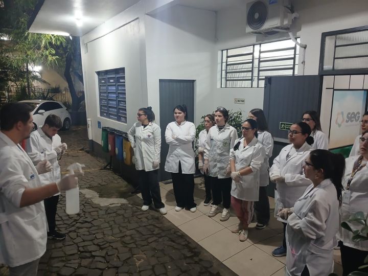 Curso prático prepara alunos para Coleta de Secreções em Cenas de Crime na Escola SEG de Santa Maria