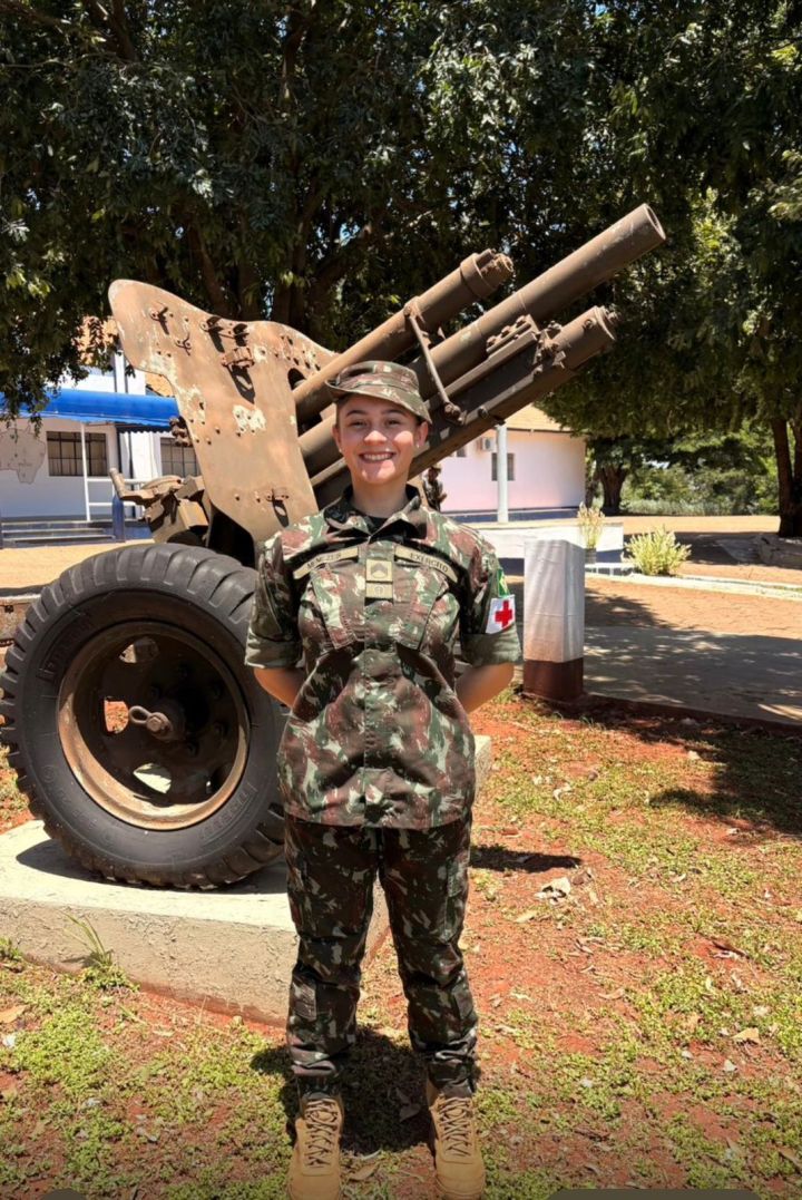 Aluna do SEG Santiago conquista vaga como 3º Sargento Técnico Temporário da Saúde no Mato Grosso